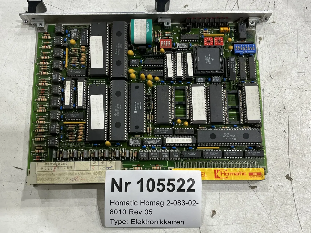 Homatic Homag 2-083-02-8010 Rev 05