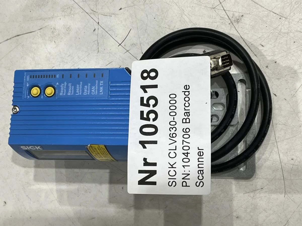 SICK CLV630-0000 PN:1040706 Barcode Scanner