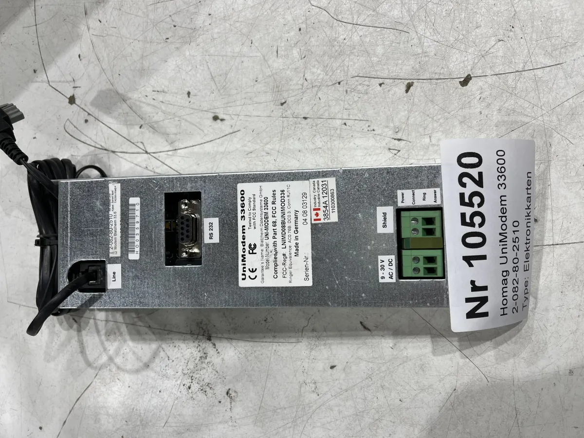 Homag UniModem 33600 2-082-80-2510