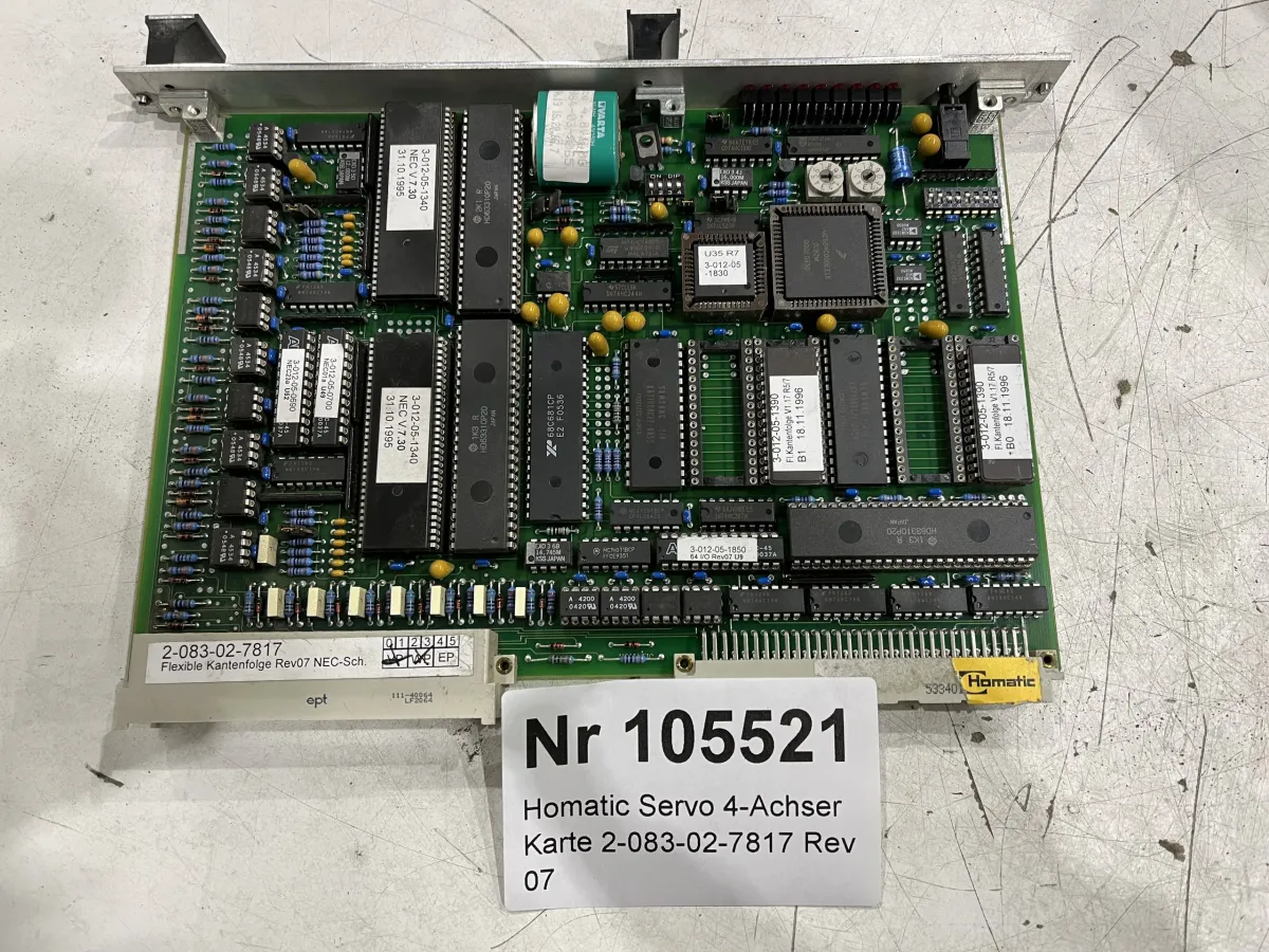 Homatic Servo 4-Achser Karte 2-083-02-7817 Rev 07