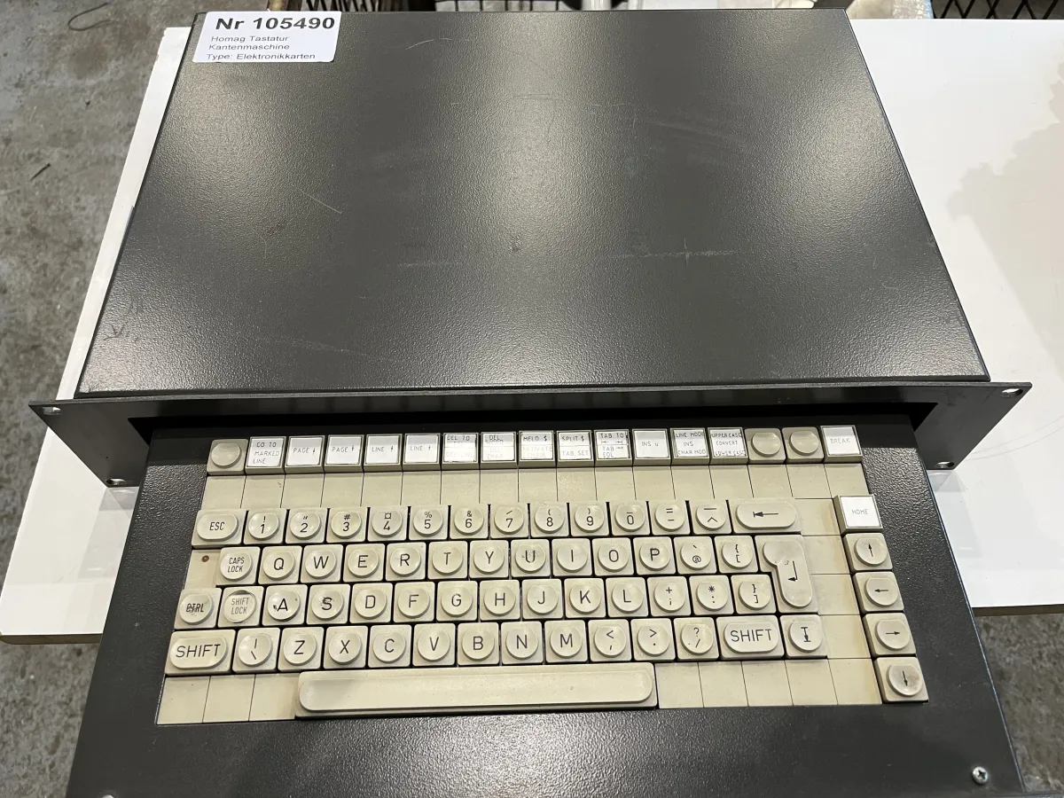 Homag Tastatur Kantenmaschine