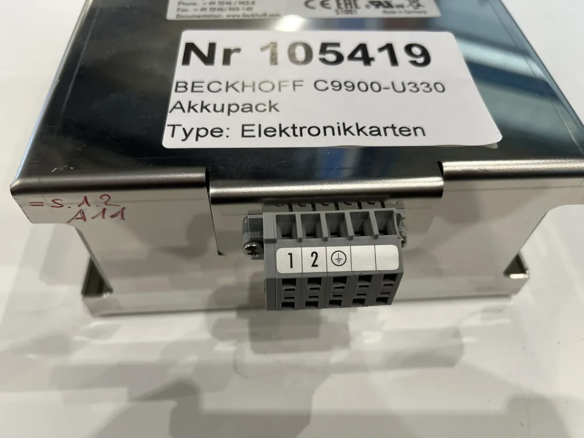 BECKHOFF C9900-U330 Akkupack für PCs mit 24-V-Netz