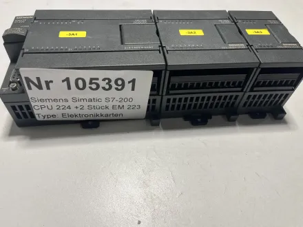 Siemens Simatic S7-200 CPU 224 +2 Stück EM 223 – RESALE