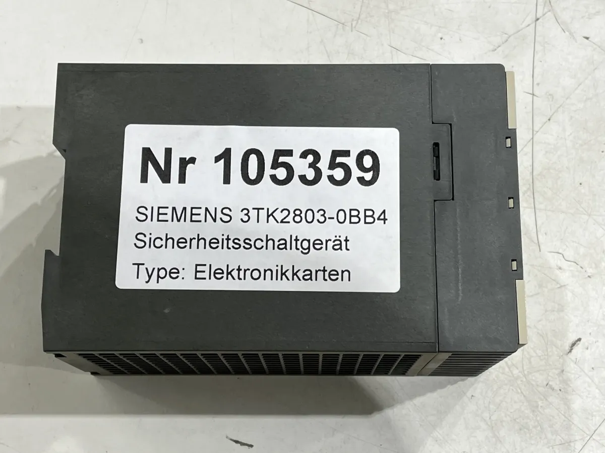 SIEMENS 3TK2803-0BB4 Sicherheitsschaltgerät