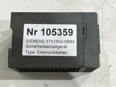 SIEMENS 3TK2803-0BB4 Sicherheitsschaltgerät – RESALE