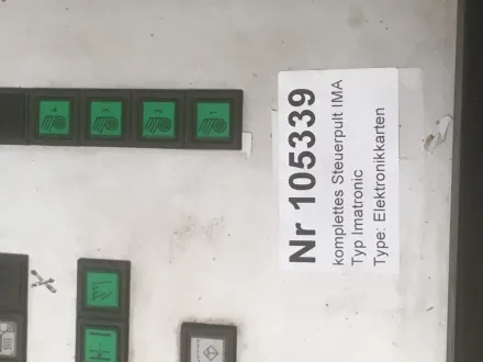 komplettes Steuerpult IMA Typ Imatronic – RESALE