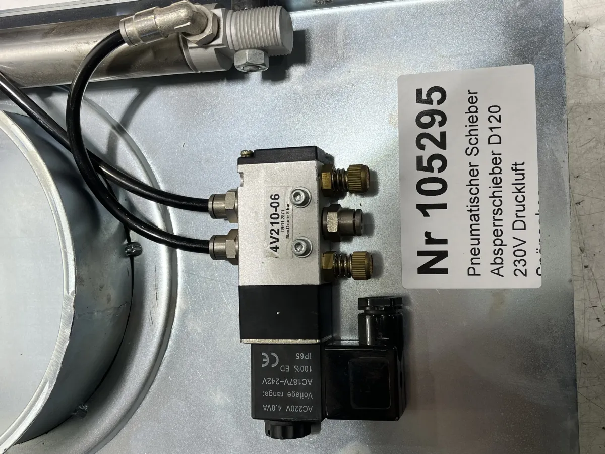 Pneumatischer Schiebersperrschieber D120 230V Druc