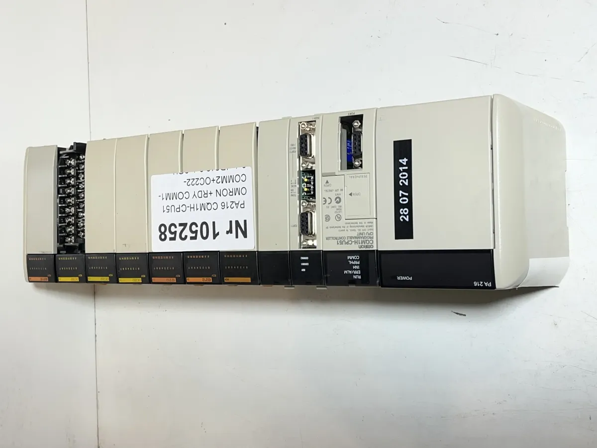 PA216 CQM1H-CPU51 OMRON +RDY COMM1-COMM2+OC222-3st