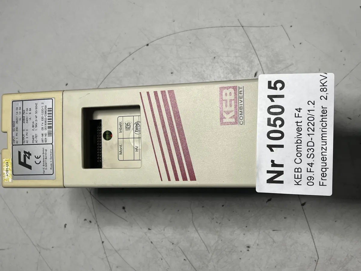 KEB Combivert F4 09.F4.S3D-1220/1.2 Frequenzumrich