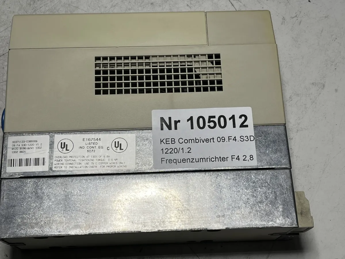KEB Combivert 09.F4.S3D-1220/1.2 Frequenzumrichter