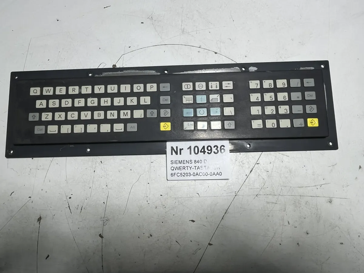 SIEMENS 840 D, QWERTY-TASTATUR 6FC5203-0AC00-0AA0