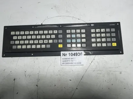 SIEMENS 840 D, QWERTY-TASTATUR 6FC5203-0AC00-0AA0 – RESALE