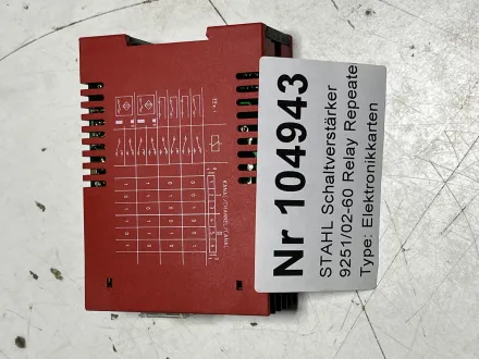 STAHL Schaltverstärker 9251/02-60 Relay Repeater – RESALE