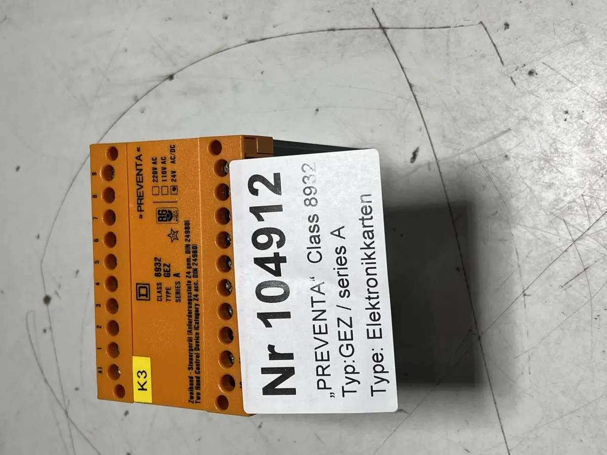 8222;PREVENTA“ Class 8932 Typ:GEZ / series A
