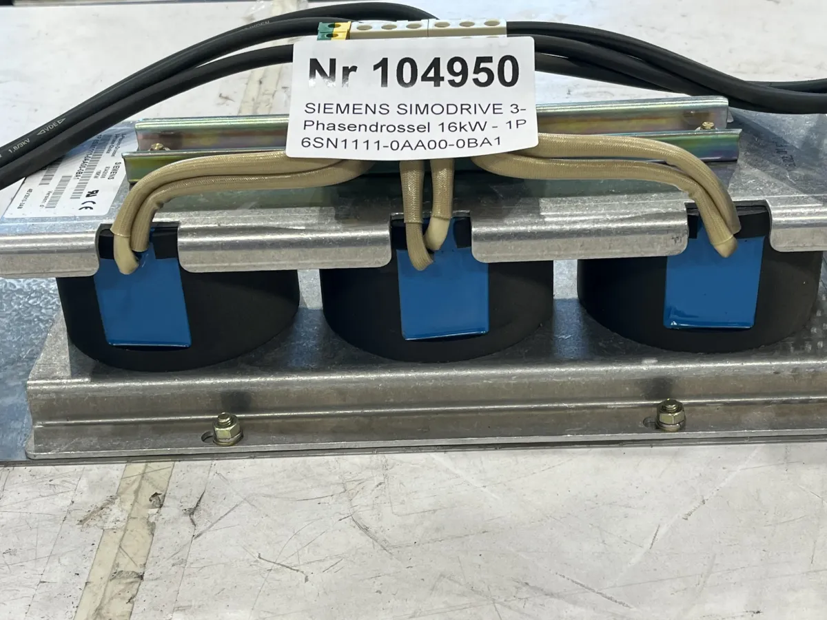 SIEMENS SIMODRIVE 3-Phasendrossel 16kW – 1P