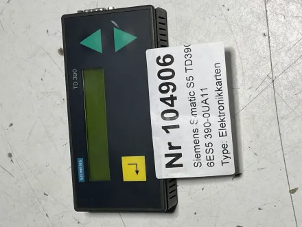Siemens Simatic S5 TD390 6ES5 390-0UA11 – RESALE