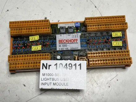 M1000-BECKHOFF LIGHTBUS USED OUTPUT INPUT MODULE – RESALE