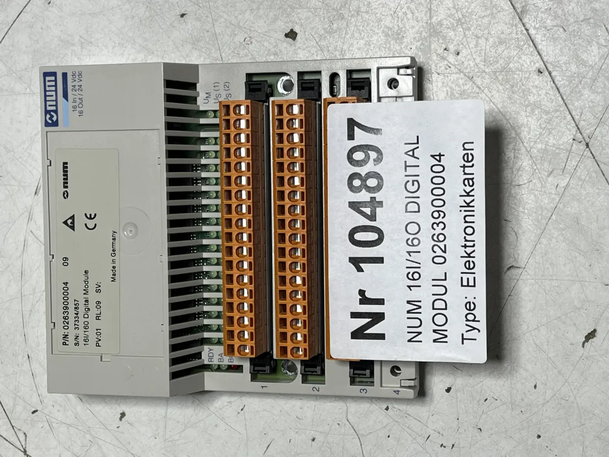 NUM 16I/16O DIGITAL MODUL 0263900004 09