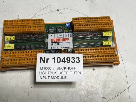 M1000 / BECKHOFF LIGHTBUS USED OUTPUT INPUT MODULE – RESALE