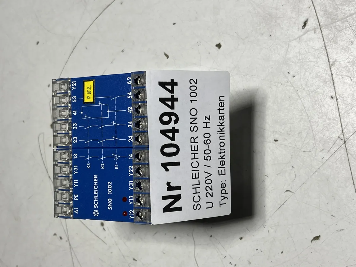 SCHLEICHER SNO 1002 U 220V / 50-60 Hz