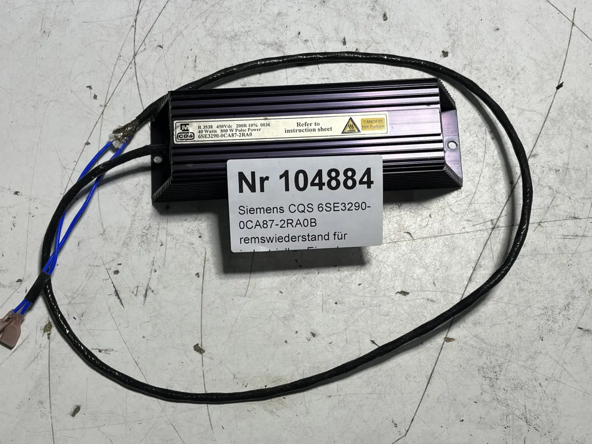 Siemens CQS 6SE3290-0CA87-2RA0B remswiederstand fü