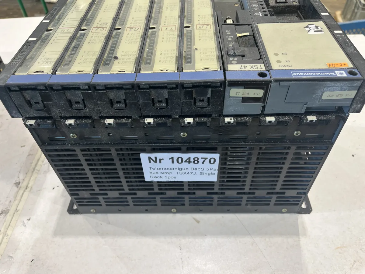 Telemecanigue BacS.5Pas bus simp. TSX47J. Single R