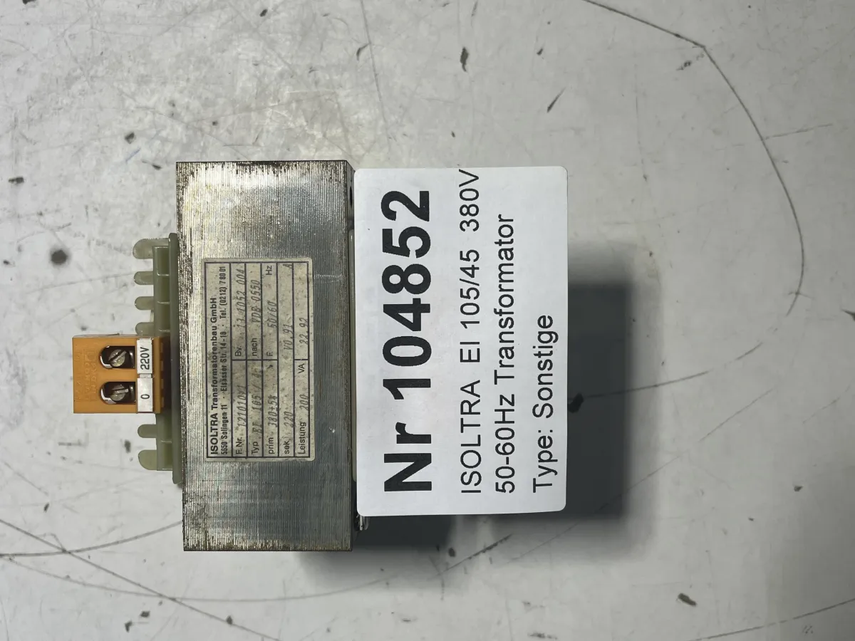 ISOLTRA EI 105/45 380V 50-60Hz Transformator