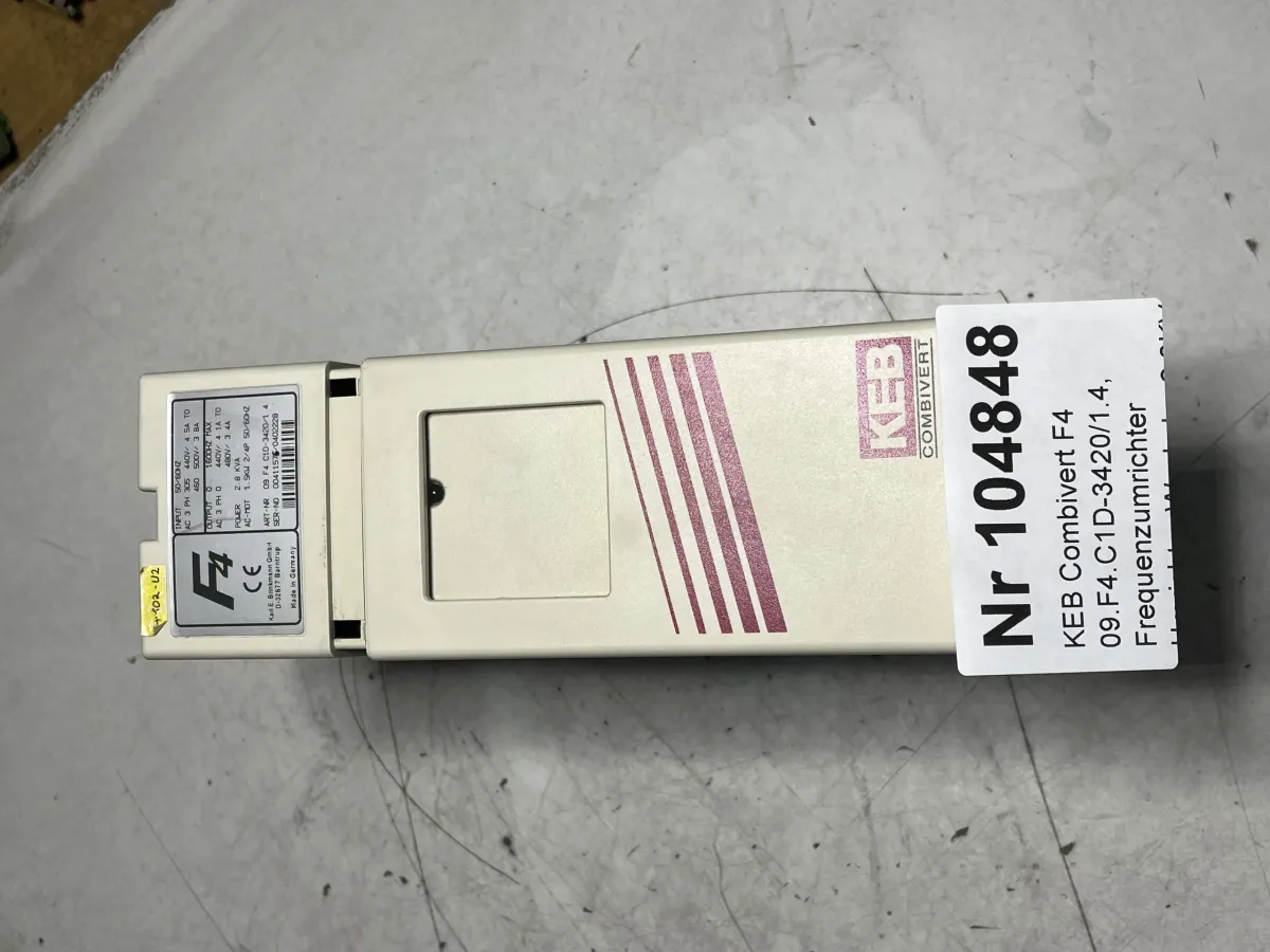 KEB Combivert F4 09.F4.C1D-3420/1.4, Frequenzumric