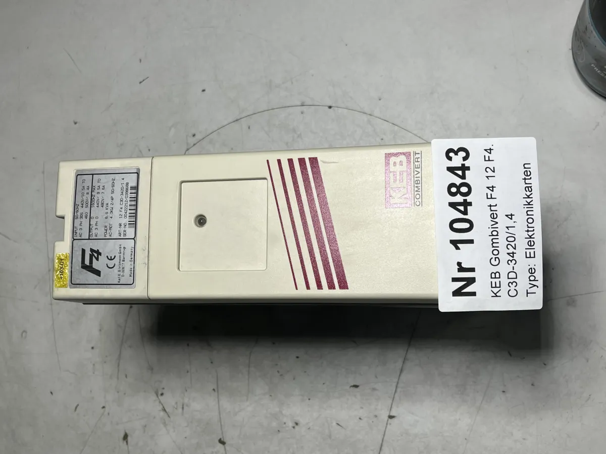 KEB Gombivert F4 12 F4. C3D-3420/1,4