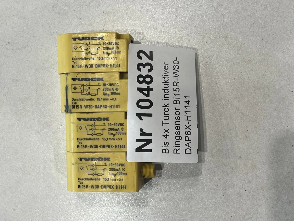 Bis 4x Turck induktiver Ringsensor Bi15R-W30-DAP6X