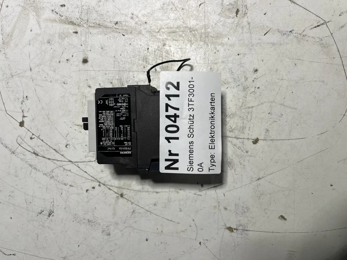 Siemens Schütz 3TF3001-0A