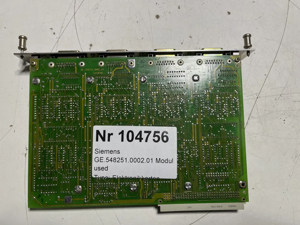 Siemens GE.548251.0002.01 Modul used