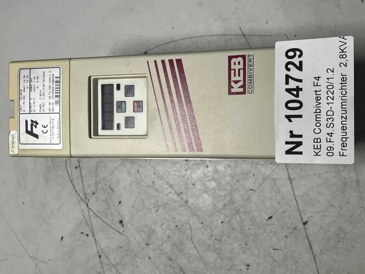 KEB Combivert F4 09.F4.S3D-1220/1.2 Frequenzumrich