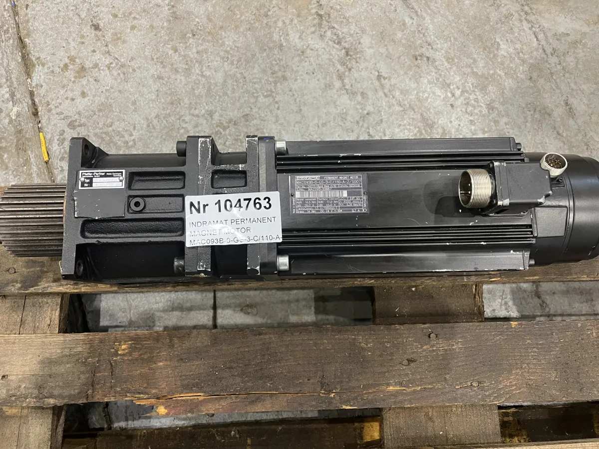 INDRAMAT PERMANENT MAGNET MOTOR MAC093B-0-GS-3-C/1