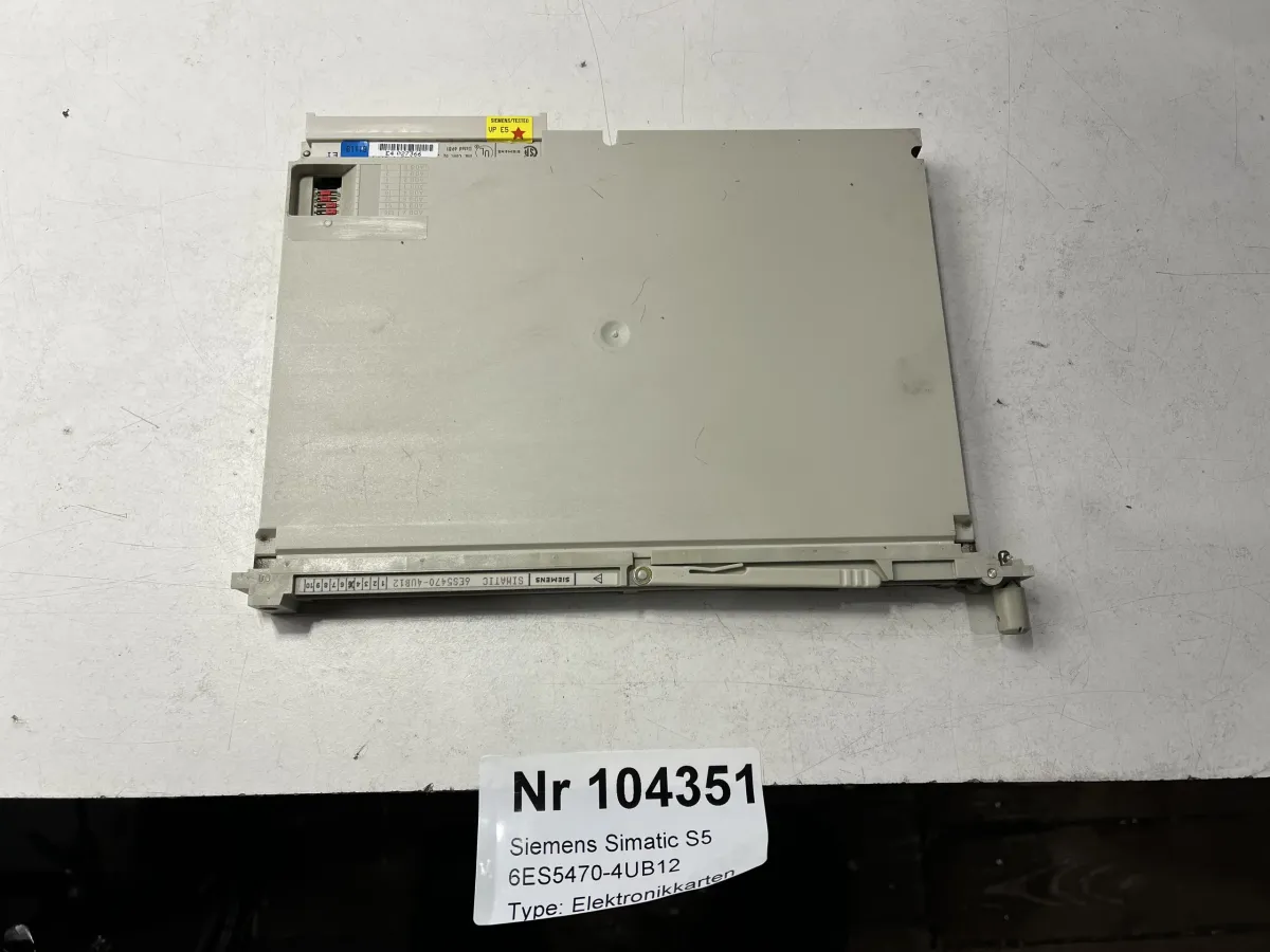 Siemens 6ES5470-4UB12 SIMATIC S5 ANALOGAUSGABE
