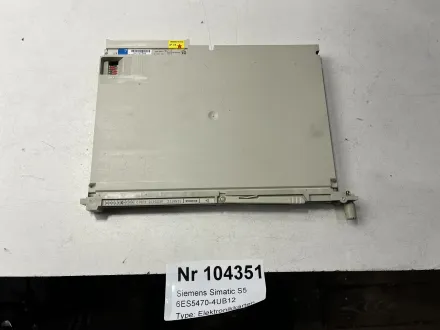 Siemens 6ES5470-4UB12 SIMATIC S5 ANALOGAUSGABE – RESALE