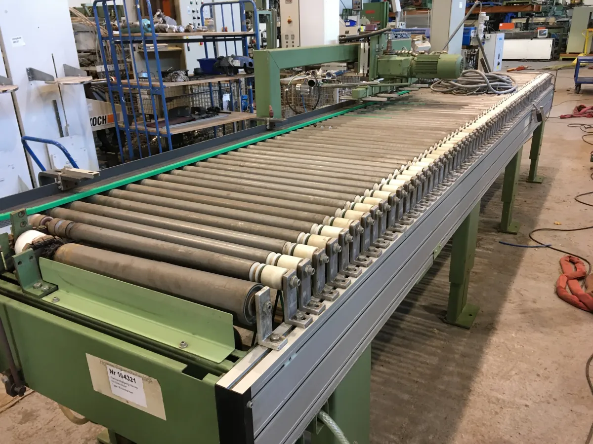 Transportrollgang Homag mit Drehvorrichtung 180 Gr