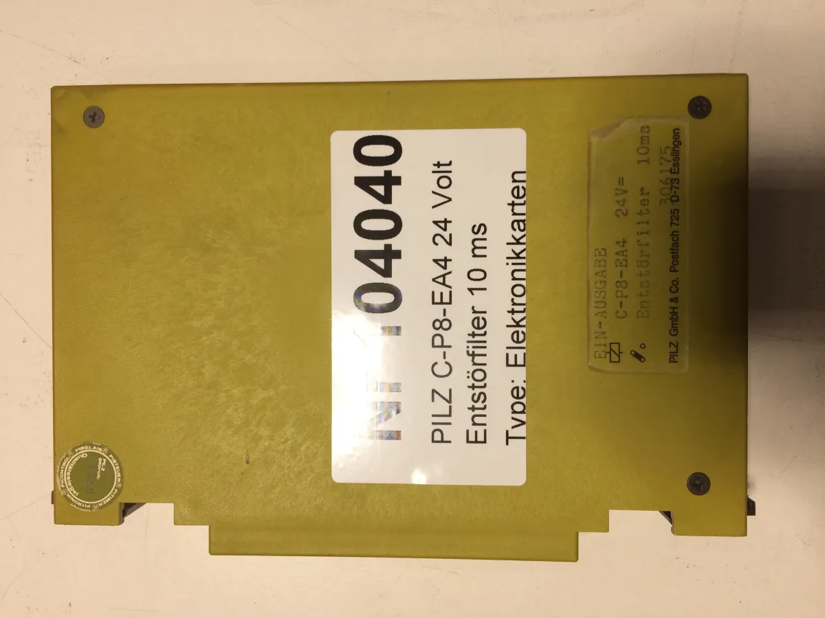 PILZ C-P8-EA4 24 Volt Entstörfilter 10 ms