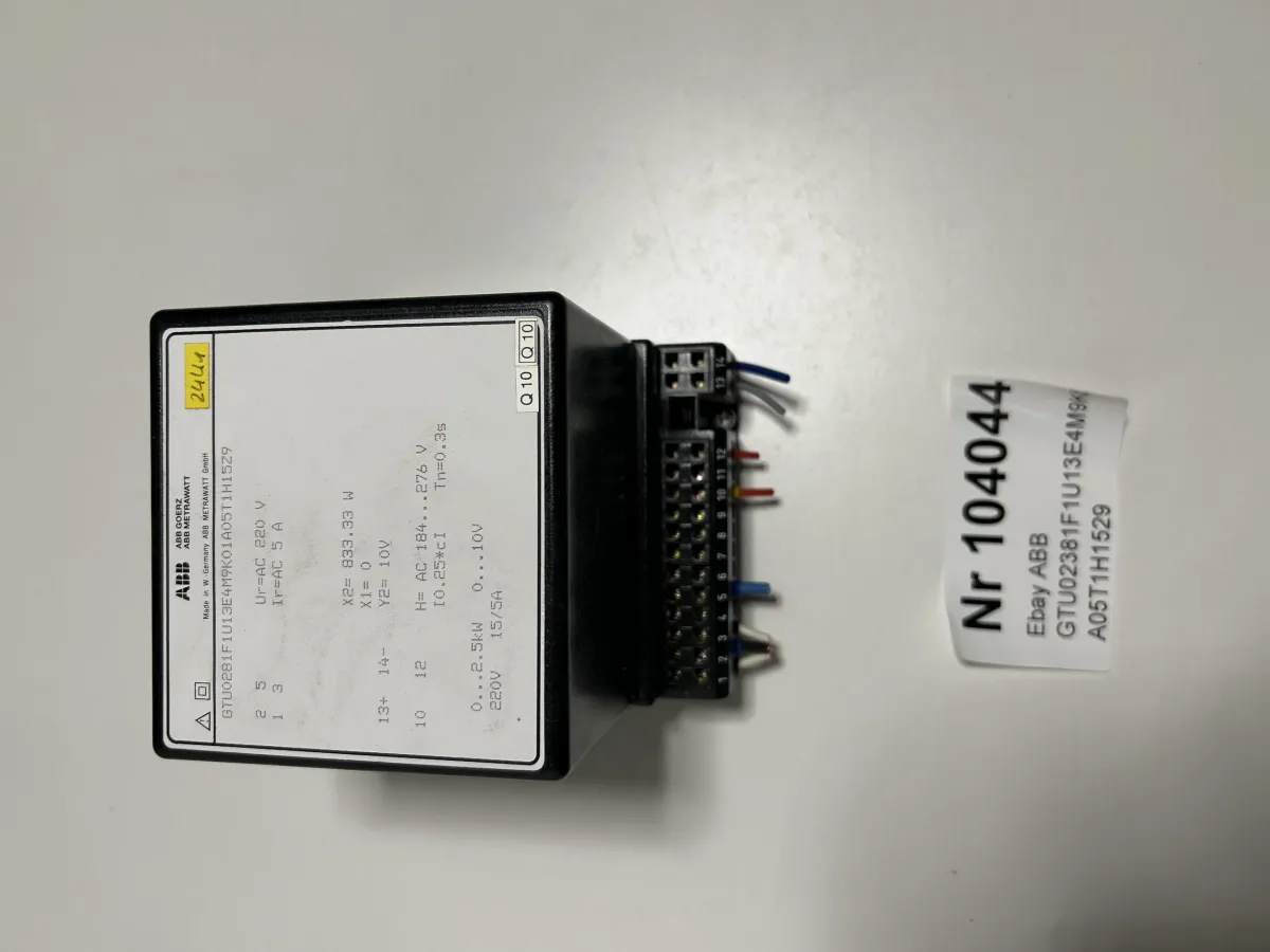 ABB GTU02381F1U13E4M9K01A05T1H1529