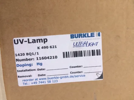 Bürkle UV Lampe Hg für TRUV 1300 – RESALE