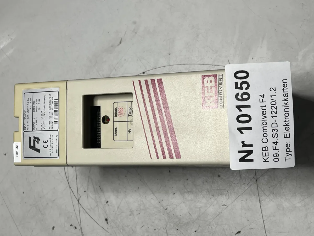 KEB Combivert F4 09.F4.S3D-1220/1.2 Frequenzumrich
