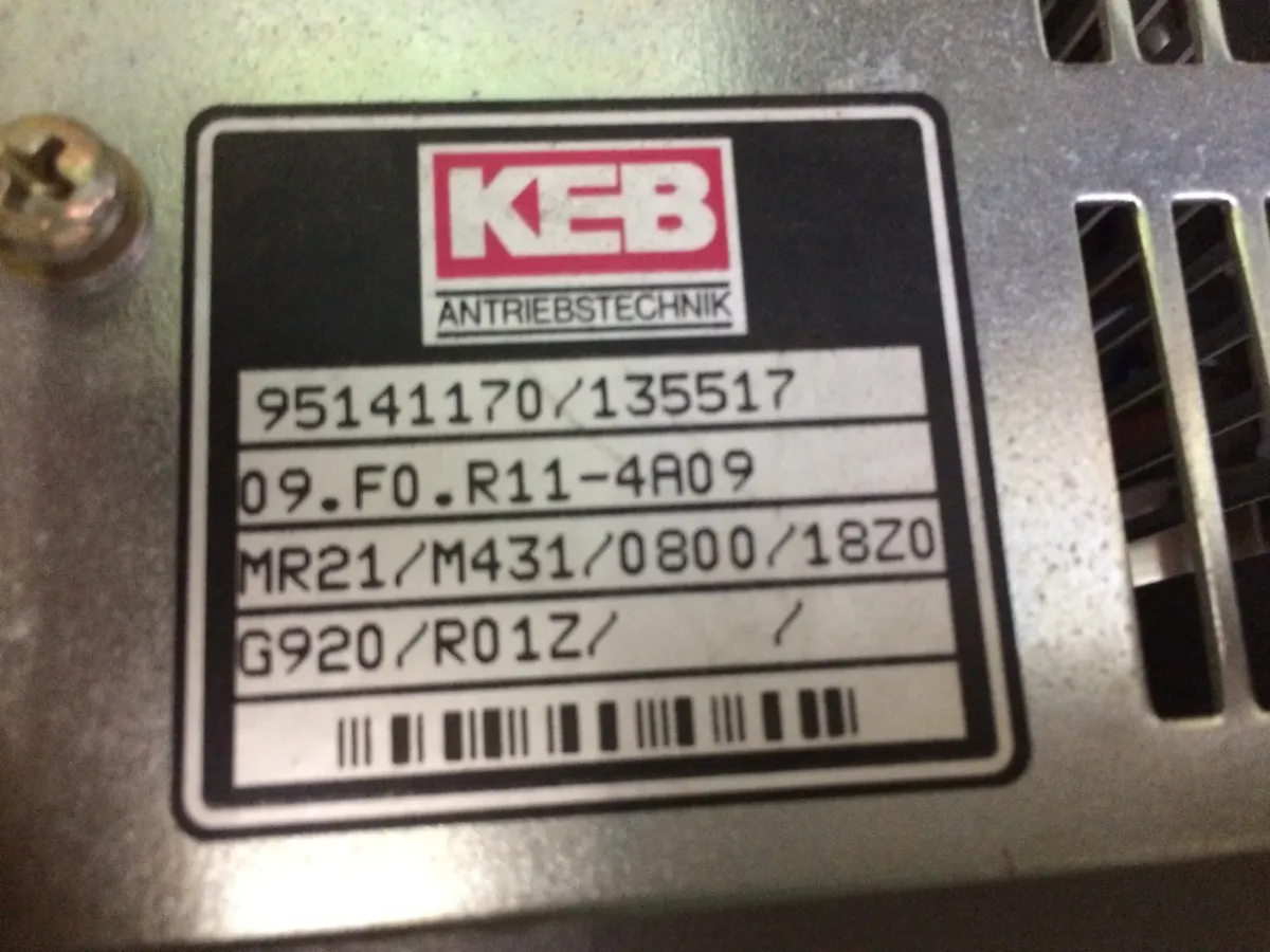 KEB Umrichter 09.FO.R11-4AO9 1,5 Kw