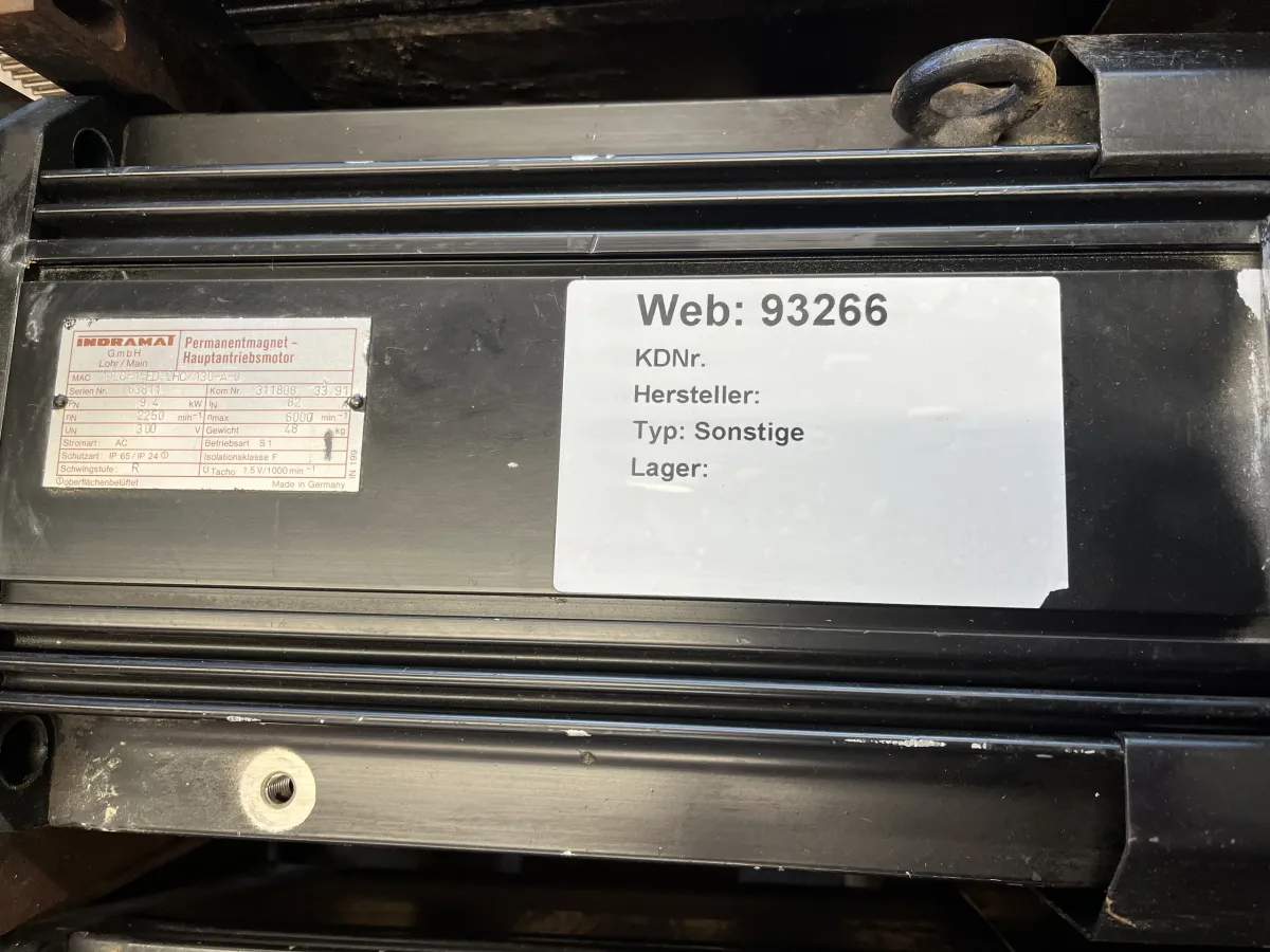 Indramat Permanent-Magnet-Hauptantriebsmotor MAC 1