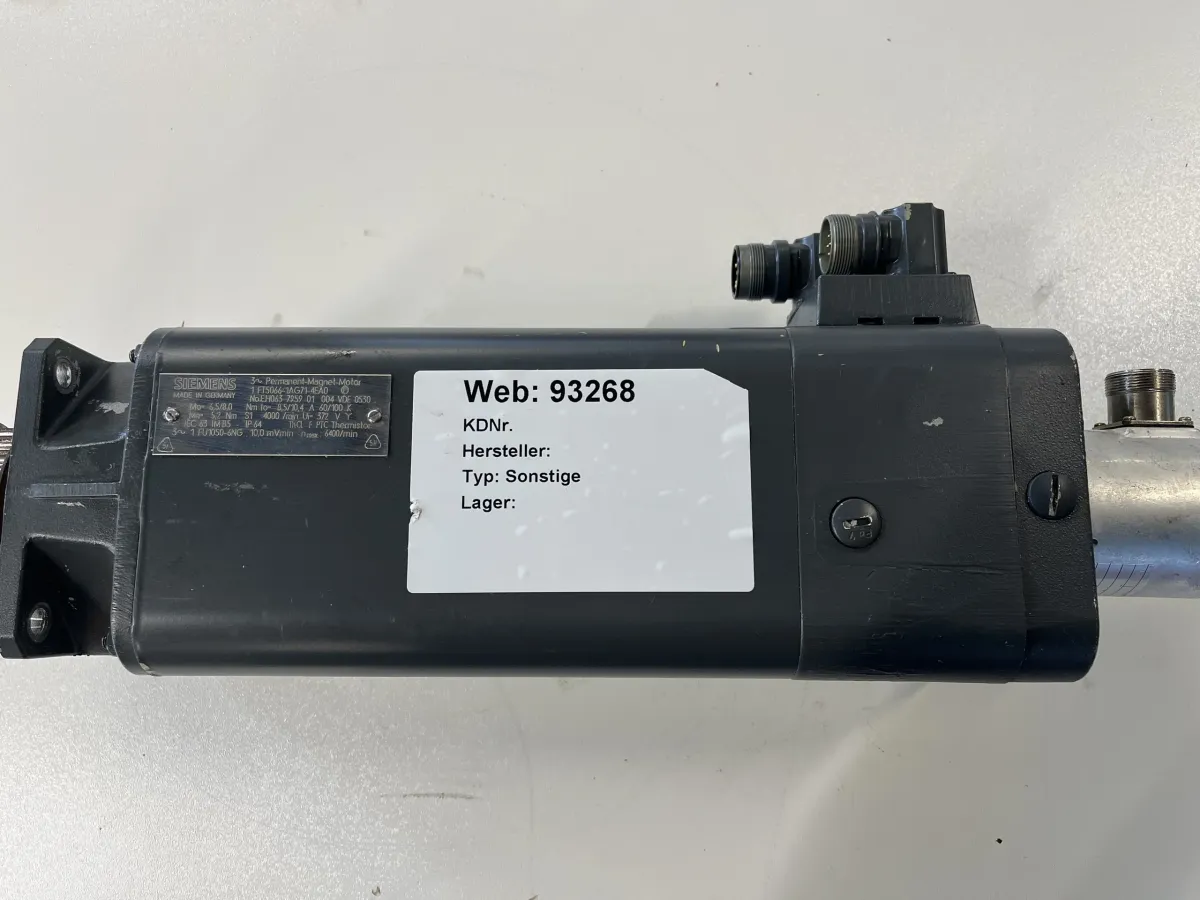 Siemens Permanent-Magnet-Motor 1FT5066-1AG71-4EA0