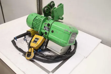 Stahl T 302 L Kettenzug mit Fahrwerk 500 kg – RESALE
