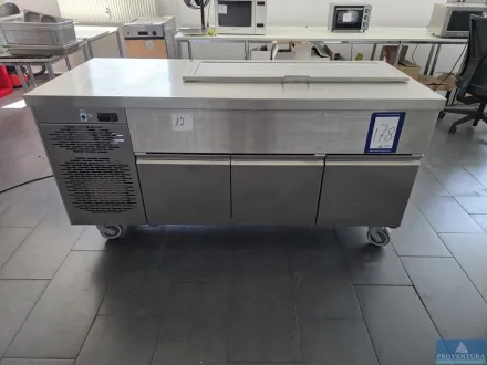 Roll-Edelstahl-Kühltisch / Saladette 175 x 75 x 90 – RESALE