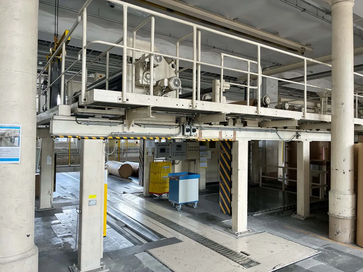PAMA Freiberg RPM-H Rollenpapierverpackungsanlage