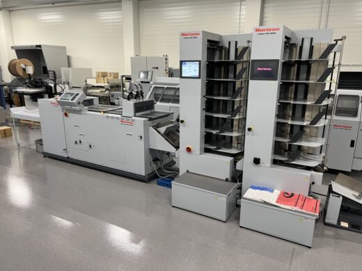 HORIZON Horizon VAC-600Ha + VAC-600Hc + SPF-200a + FC-200a Broschürenfertigungsmaschinen