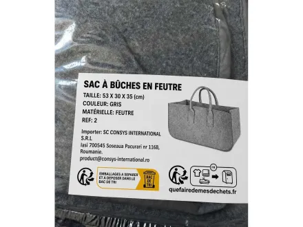 Set von 80 neuen Holzsäcken – RESALE