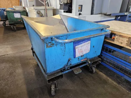 Mulde / Spänekübel blau 250 l – RESALE